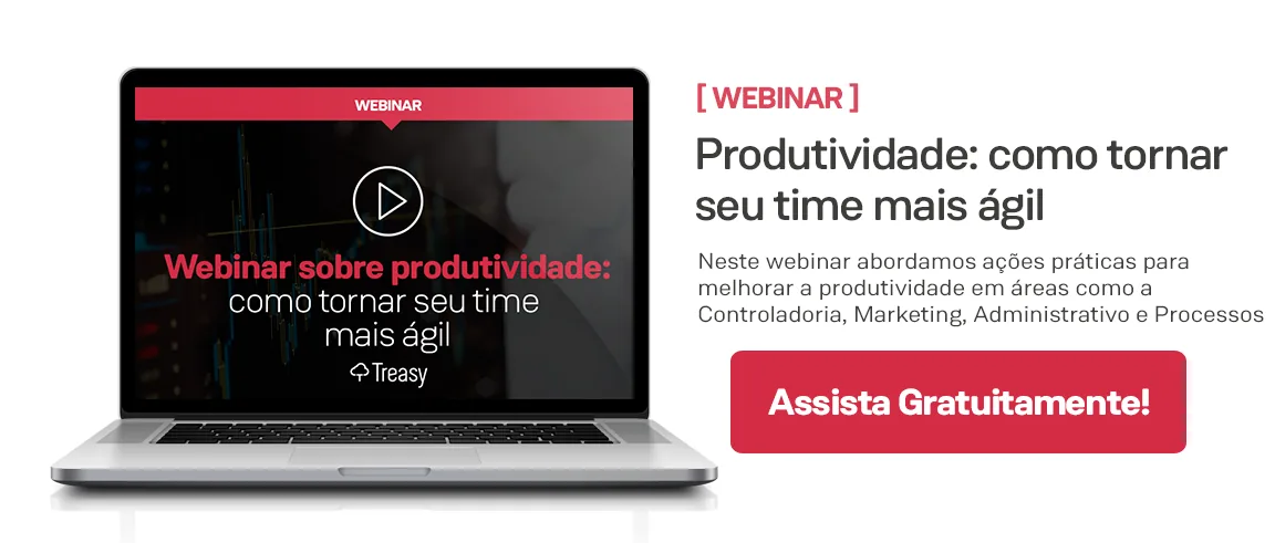 Laptop webinar conteúdo sobre getting things done estratégia produtividade