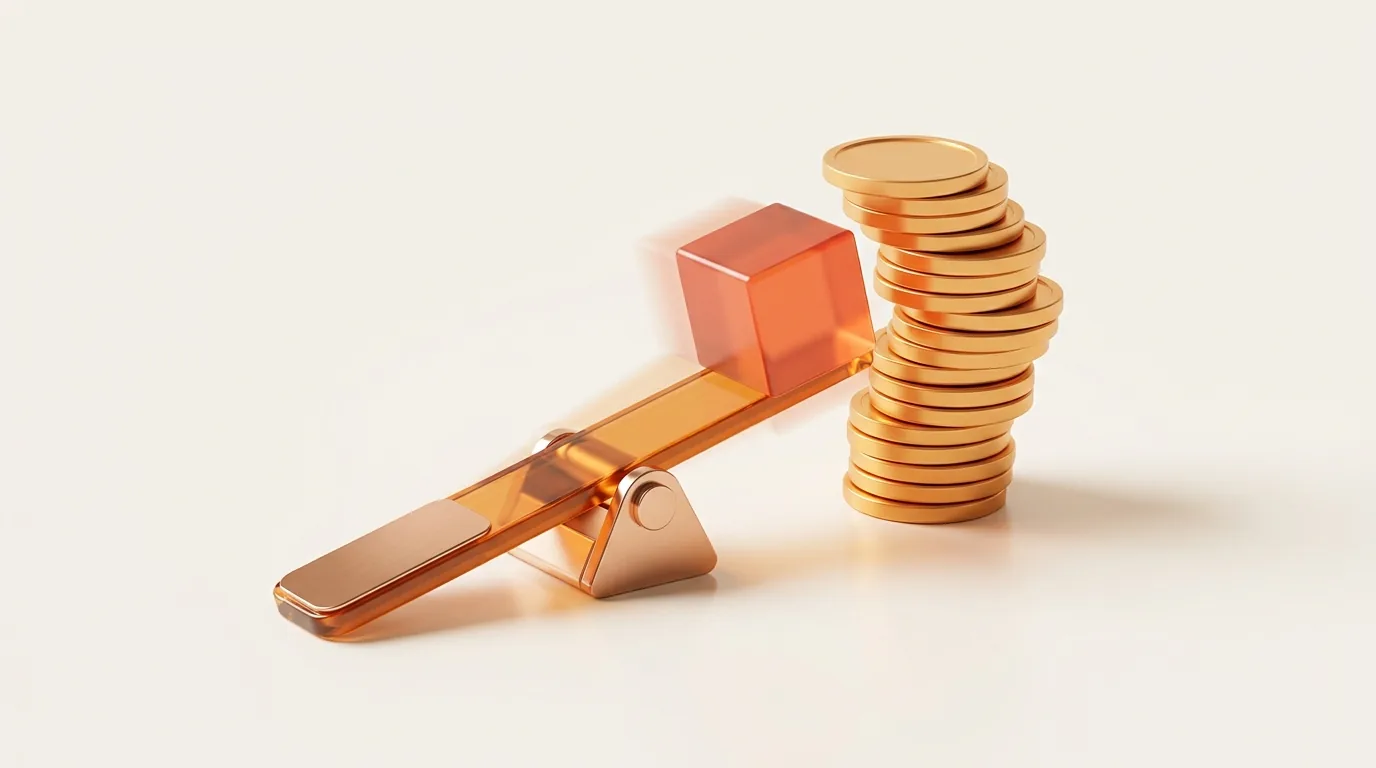 Modelo de excelência da gestão representado por degraus até uma pilha de moedas