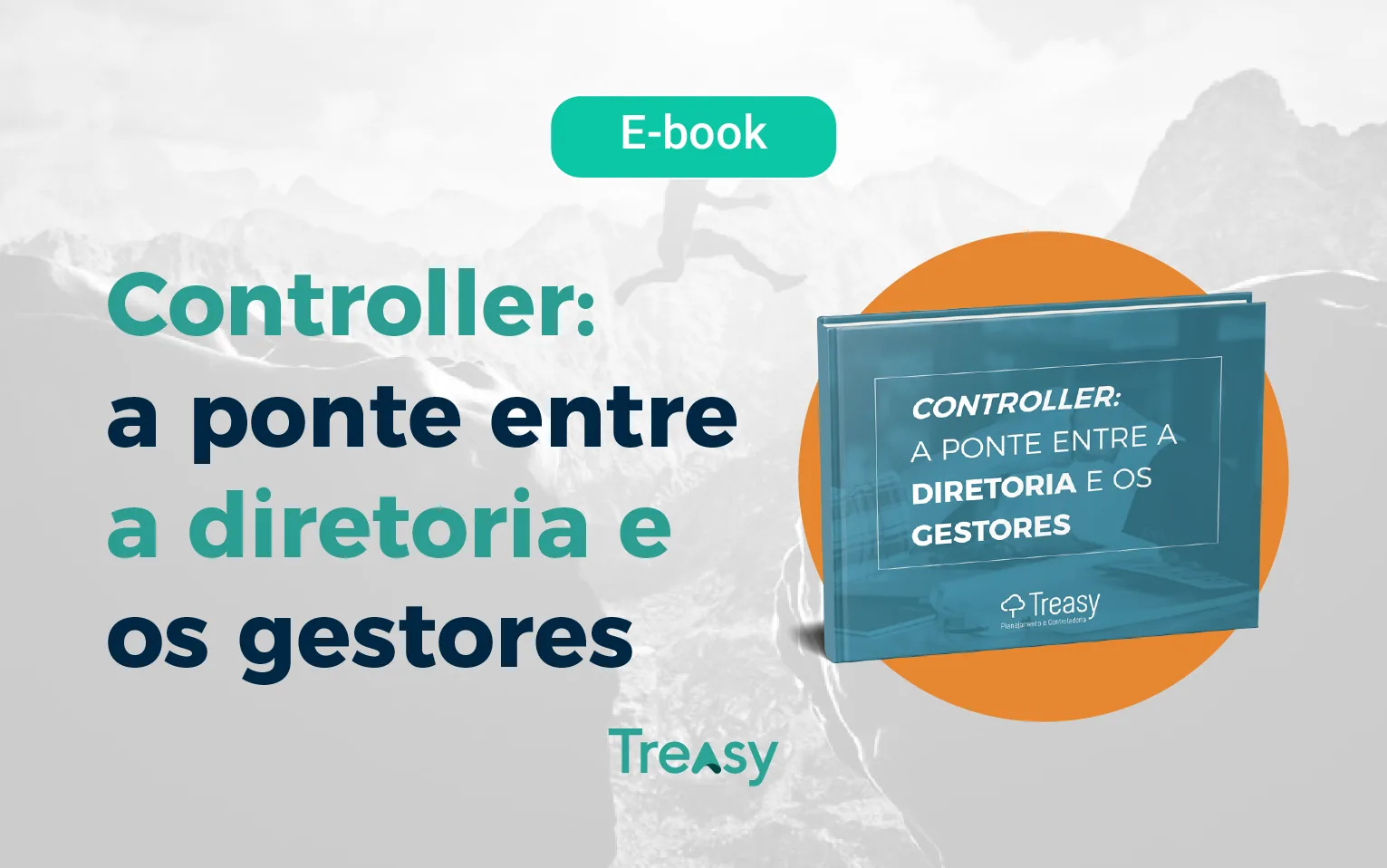 E-book ilustrando papel de controller ponte entre diretoria e dia do controller