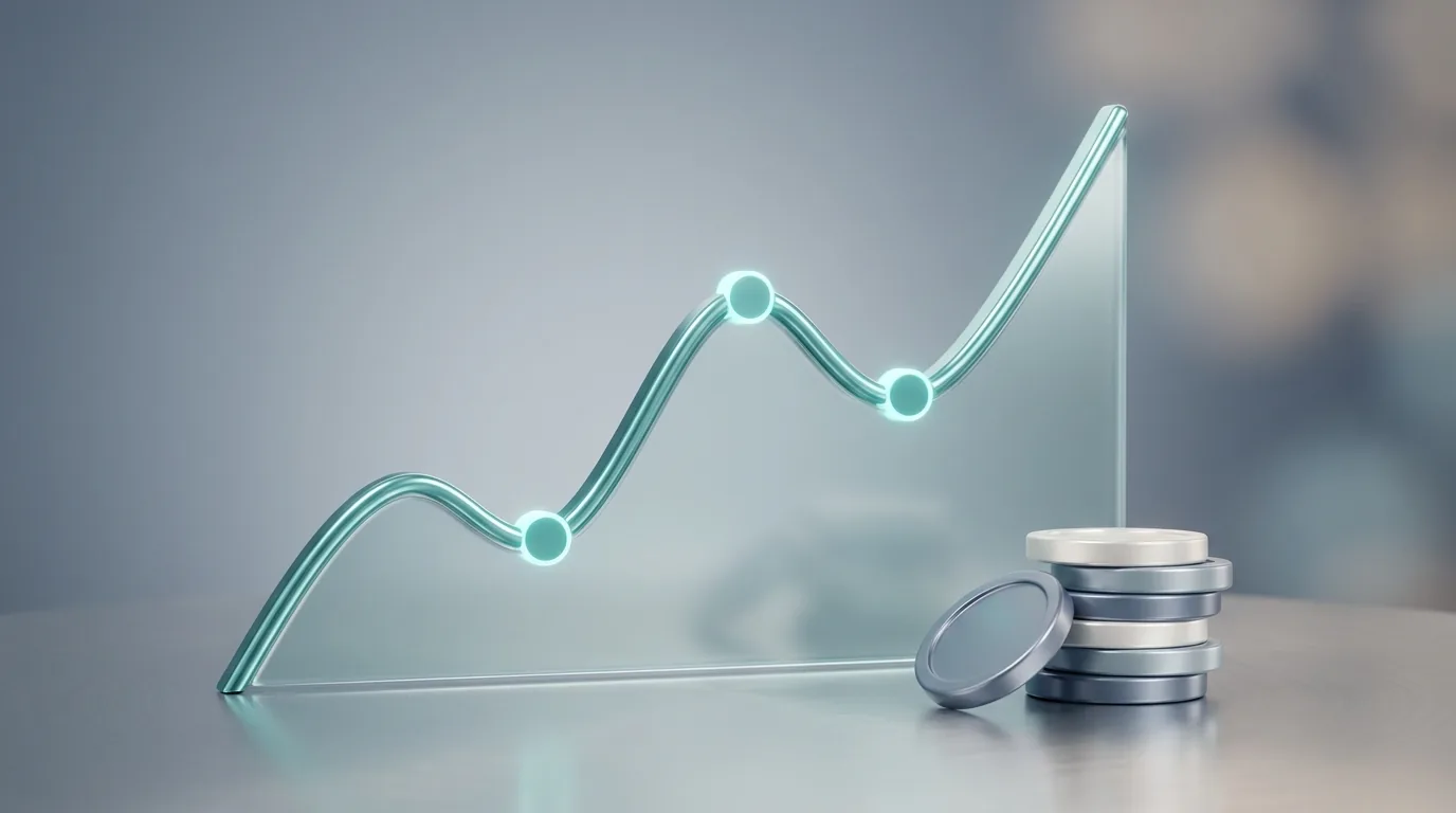 Gráfico financeiro visto por três lentes na análise vertical e horizontal