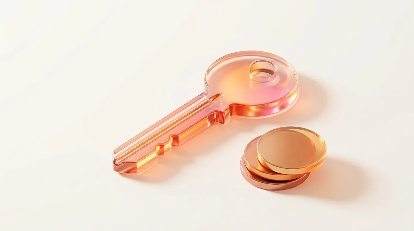 Degraus luminosos subindo com uma pilha de moedas douradas no topo, representando a trilha de carreira do profissional de controladoria